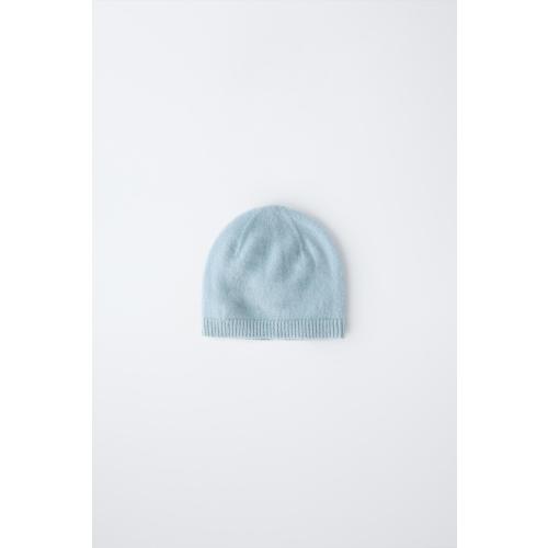100% CASHMERE HAT - Light blue | ZARA United States