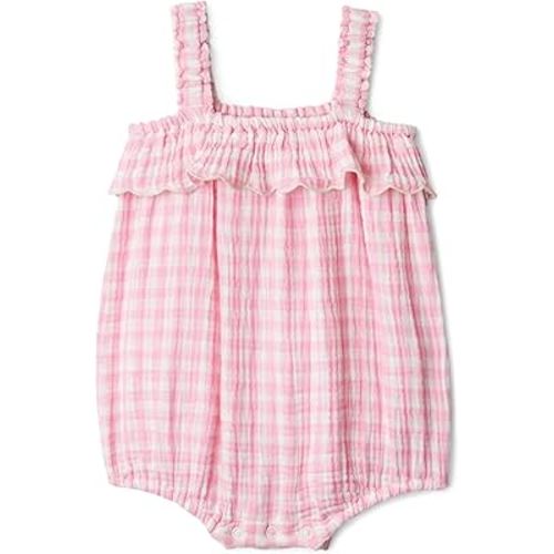 Amazon Essentials x Sofia Grainge Baby Girls' Cotton Gauze Sleeveless Romper