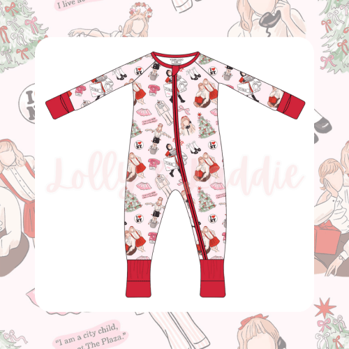 Christmas At The Plaza - Sleeper (READY-TO-SHIP) – Lolly & Laddie Boutique