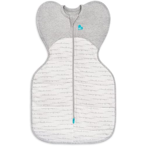 Love to Dream Warm Swaddle UP 2.5 TOG Baby Sleep Sack for Autumn & Winter | Arms Up Position for Self-Soothing, Calms Startle Reflex | Newborn 5-8.5 lbs, White Dreamer