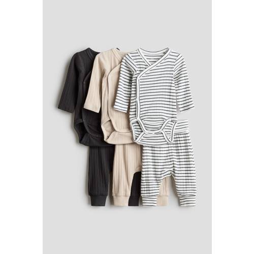 6-Piece Bodysuit and Pants Set