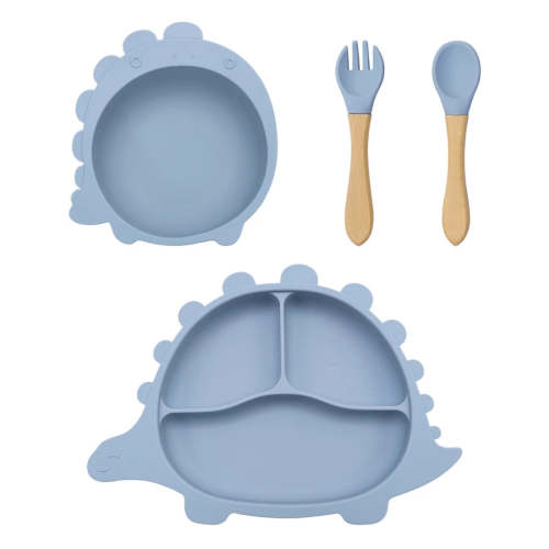 Baby Silicone Bowl & Plate – Kids Tableware Set