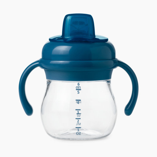 OXO Tot Soft Spout Sippy Cup with Removable Handles - Navy