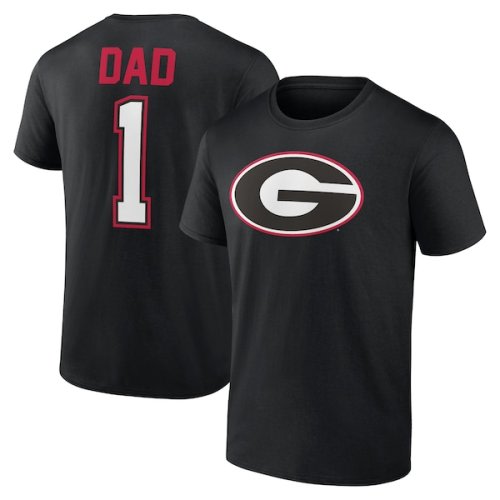 Georgia Bulldogs Father's Day #1 Dad T-Shirt - Black