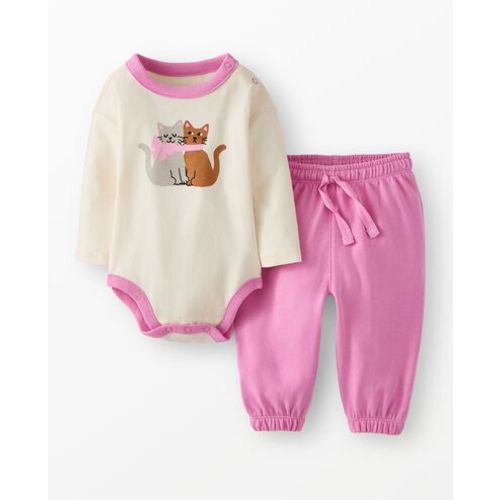Baby Bodysuit & French Terry Sweatpants Set