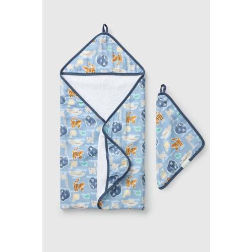 Hooded Towel Set - Jungle Friends