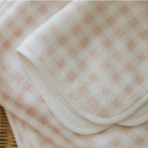 Picnic Gingham Washcloth - Pink