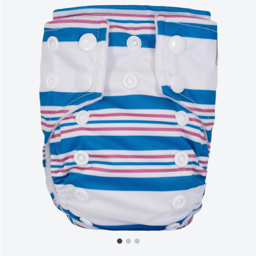 Bamboo Velour Tiny Tushies Newborn AIO Cloth Diaper