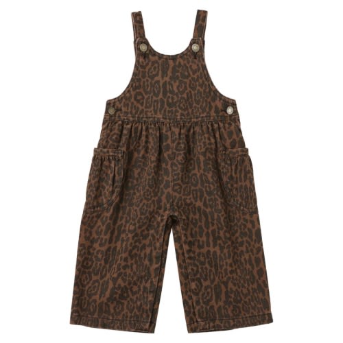 Leopard Wide Leg Denim Overalls, 3-6M
- Only a few left