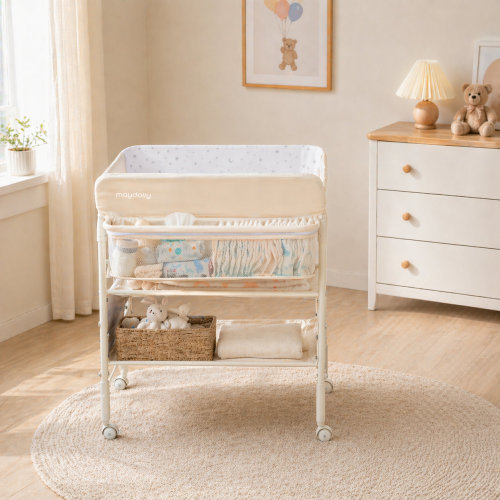 Maydolly Baby Changing Table with Waterproof Changing Topper & Reviews | Wayfair