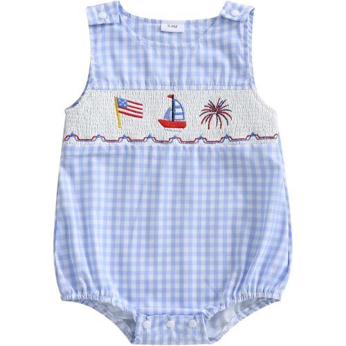 Kuriozud Unisex Newborn Baby Boy Girl Summer Clothes Sleeveless Bubble Romper Jumpsuit Overall Shorts Infant Clothing