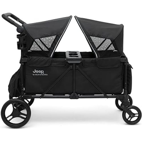 Delta Children - Jeep Evolve Stroller Wagon, Black