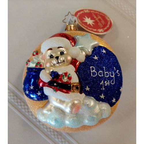 Christopher Radko ~ Darling 1st Ornament, Price $86.00 in Dublin, GA from Colleen's China