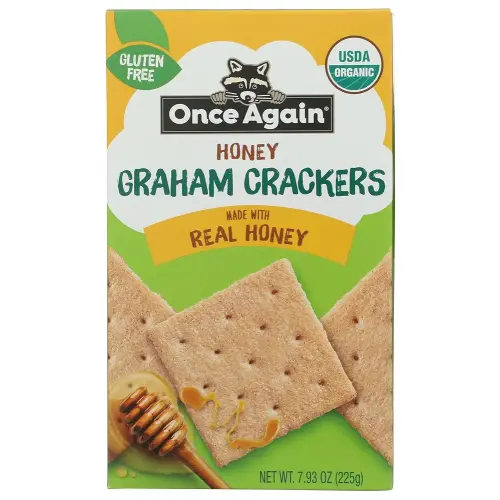 ONCE AGAIN Organic Honey Graham Crackers, 7.93 OZ