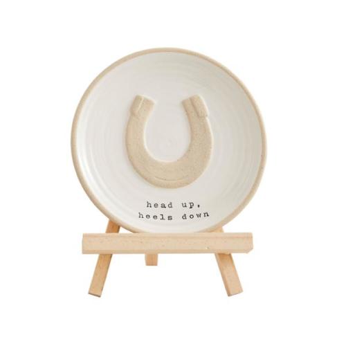 Horse Shoe Plate Stand Set