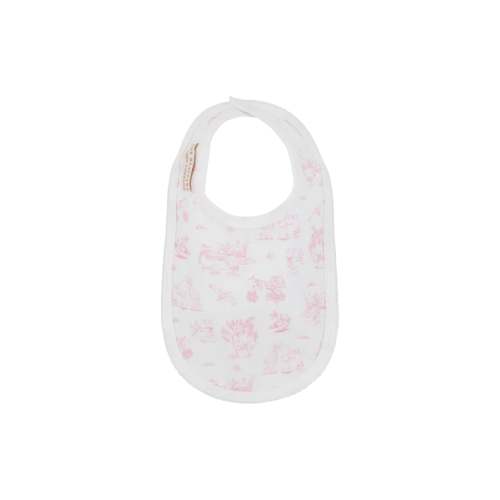 Burp Me Bib, Sir Propers Sweet Arrival (Hamptons Hot Pink)
