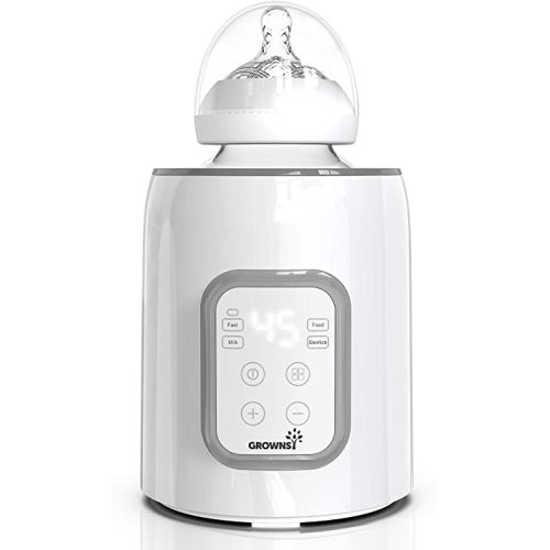 Bottle Warmer,5-in-1Fast Baby Food Heater&Defrost BPA-Free Warmer with LCD Display Accurate Temperature Control for Breastmilk or Formula