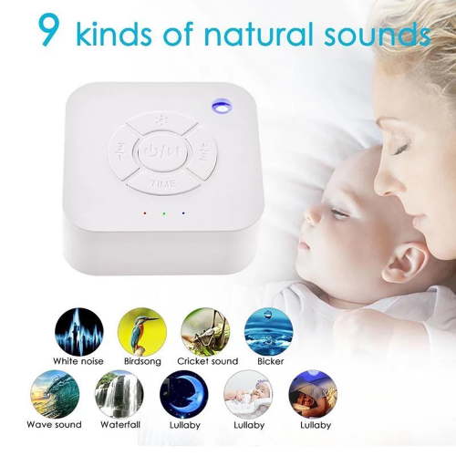 Dealovy White Noise Machine Baby Sleep Sound Machine Plays 9 Sounds Kids Sleep