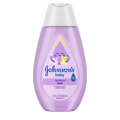 Johnson's Baby Bedtime Bath, Relaxing NaturalCalm Aromas, 3.4 fl. oz