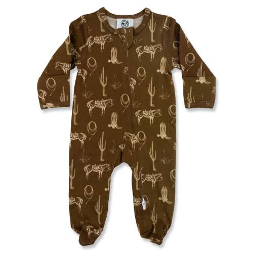 Desert Dreams Footed Jammies – Cowkid Clothing Company