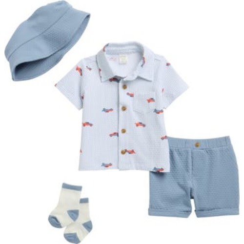 Race Car Shirt, Shorts, Socks & Hat Set