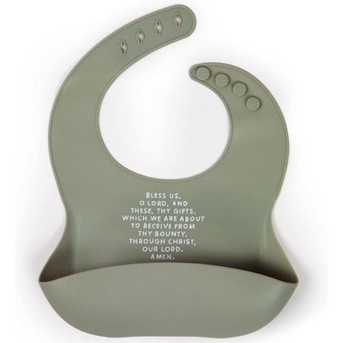 Meal Blessing Silicone Bib
