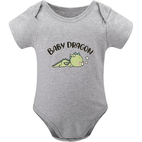 Dragon Baby Bodysuits for Baby Funny Infant Girl Boy Romper Newborn Clothes