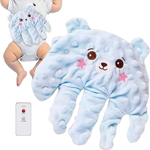 Infant Sleep Pat Device - Gentle Automatic Rocking, Remote-Controlled Soother, Startle Reflex Reduction, Soothing Sleep Solution, Calming Nursery Gadget, Baby Comfort Toy for Crib, Stroller, Car, Sofa