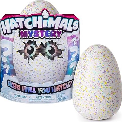 Hatchimals Mystery, Hatch 1 of 4 Fluffy Interactive Mystery Characters from Cloud Cove (Styles May Vary), Multicolor