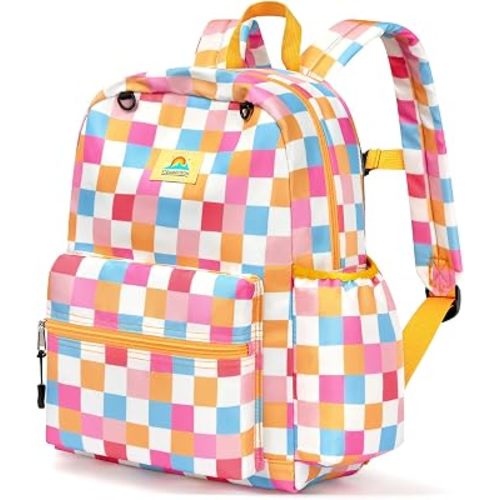STEAMEDBUN Kids Backpack for Boys Girls 5-8, 15inch Girls Boys Backpacks Kindergarten