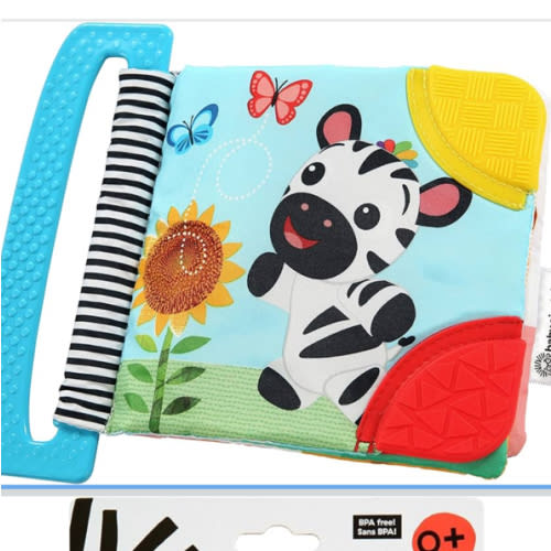 Baby Einstein Curious Explorers Teether Book Take-Along Toy, Ages Newborn +, Multicolored