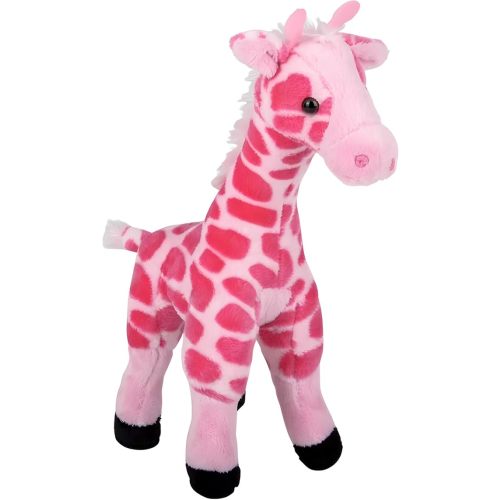 Rhode Island Novelty Pink Giraffe Plush | 11 Inches Long (1-Unit)