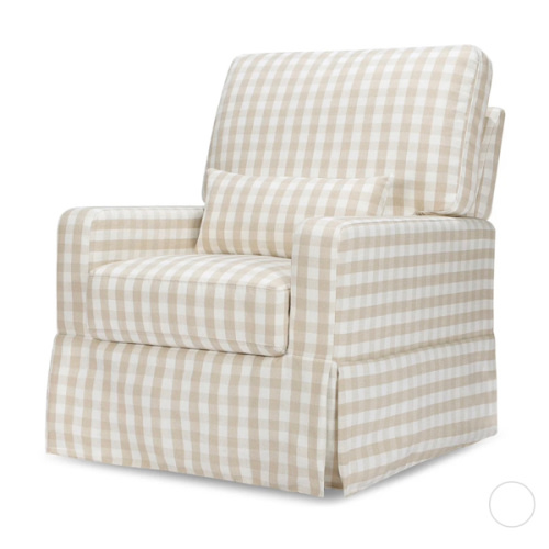 Namesake Crawford Pillowback Comfort Swivel Glider | Modern Nursery™