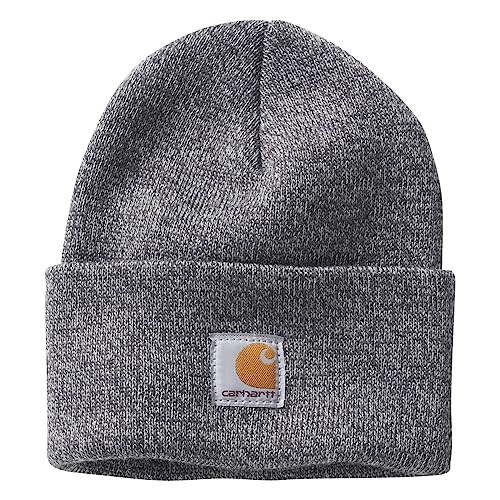 Carhartt Unisex-Child Knit Beanie Cuff Hat Toddler | Acrylic Rib Knit | One Size (Infant) - Fits Heads Best 18.75-20 | Outdoor Fun
