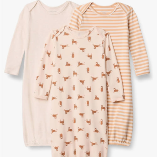 Amazon Essentials Unisex-Baby Long Sleeve Sleeper Cotton Gown