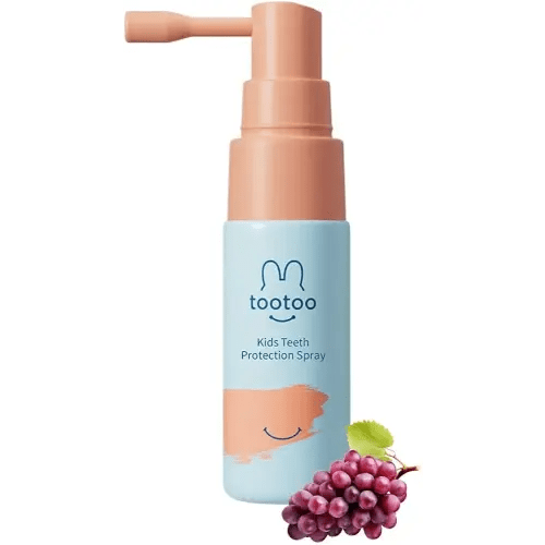 TooToo Kids Oral Spray, Xylitol Toddler Toothpaste Helper for Newborn to Kids, Toddler Essentials, Grape Flavor