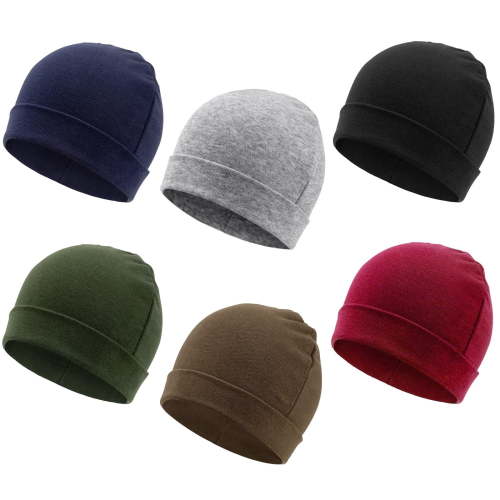 6 Pack Baby Beanie Hats for Unisex Infant Toddler Cotton Beanie Newborn Hospital Hat for Boys Girls 0-6 Months