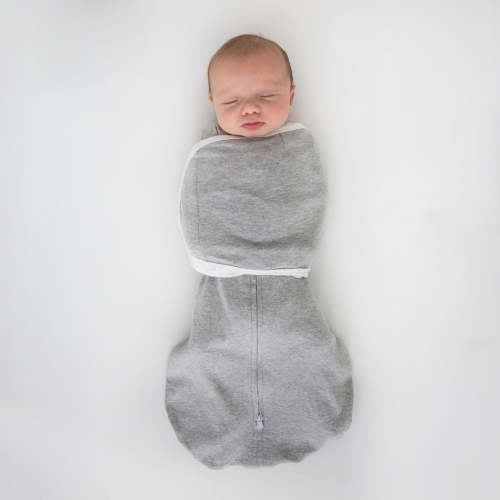 Omni Swaddle Sack with Wrap - Arms Up Sleeves & Mitten Cuffs, Heathere – SwaddleDesigns
