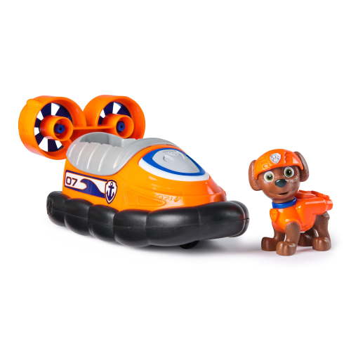 PAW Patrol Hovercraft Vehicle with Collectible Zuma Figure, Sustainably Minded Toys for Kids Ages 3+