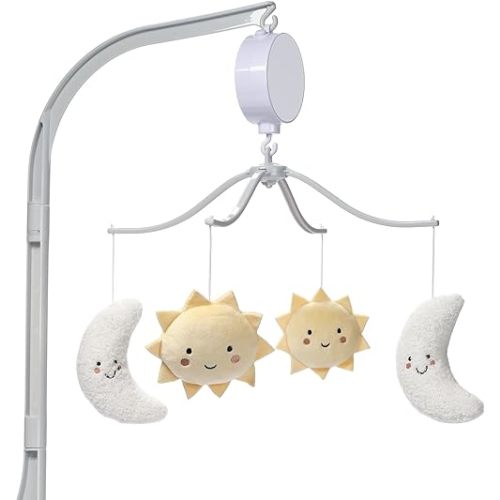 Bedtime Originals Little Star Celestial Musical Baby Crib Mobile Soother Toy