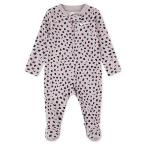 Baby Girls' Printed Crewneck Coverall