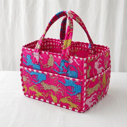 Tiger Quilted Nappy Caddy Organizer