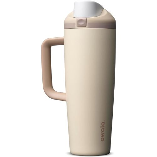 Owala FreeSip Tumbler - Stainless Steel - 30-oz. - Tan (Lightly Toasted)