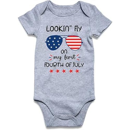 Vieille Baby Boys Girls Bodysuit Short Sleeve Romper Jumpsuit Outfit 0-12 Months
