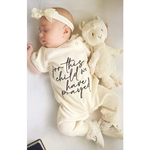 For This Child We Have Prayed Embroidered Jumpsuit – OUR HOUSE ABOVE