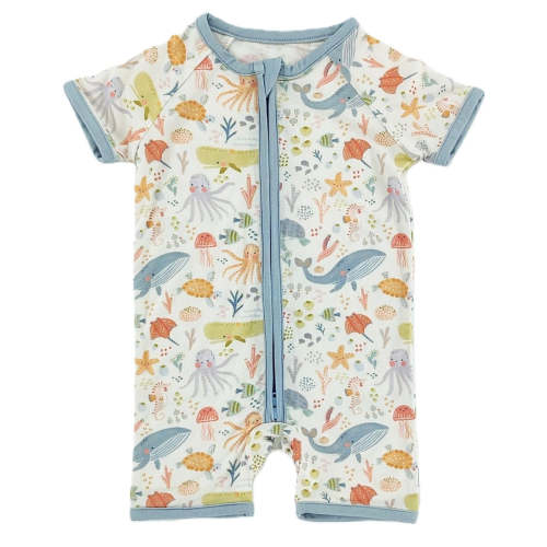 Underwater Friends Bamboo Short Romper