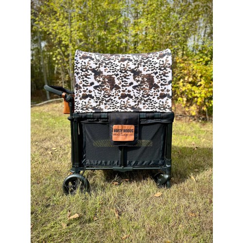 UPF50+ Neutral Cowhide Made-to-Order Full Canopy - Wonderfold, Rainbow Baby, Joymor, and Larktale Wagons