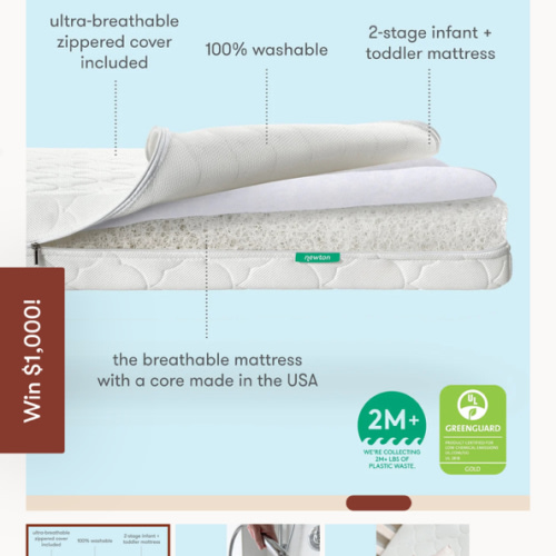 Newton 2-Stage Baby Crib Mattress – Babyletto
