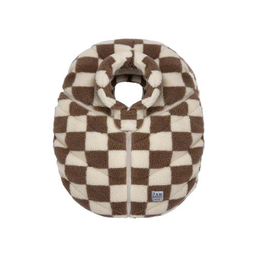 7 AM Enfant Car Seat Cocoon- Checker Berber