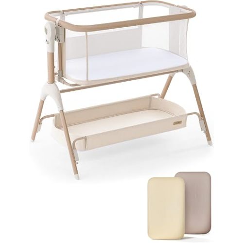 HARPPA Cuddly Signature Baby Bassinet & Cuddly Bassinet Sheets Bundle